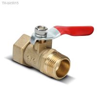 ☸ Brass small ball valve 1/8 quot; 1/4 39; 39; 3/8 39; 39; 1/2 39; 39; Female/Male Thread Brass Valve Connector Joint Copper Pipe Fitting Coupler Adapter