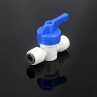 RO Water Straight 1/4 quot; 3/8 quot; OD Hose Quick Connection Control Fittings Plastic Water Ball Valve Reveser Osmosis Aquarium Fittings