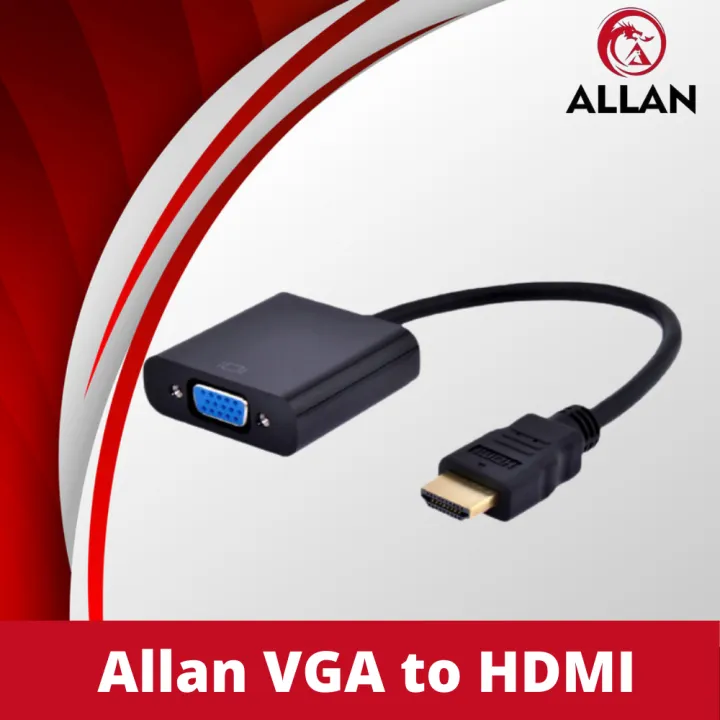 Allan P Hdmi To Vga Adapter Male To Famale Converter For Monitor