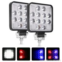 802 Cuizicai6034443 FSO Trabalho Luz Bar ทางวิบาก Vermelho Azul Warning Lâmpada De Para Carro Caminhão 4X4 ATV Luzes Nevoeiro Condução 1 Par 2Pcs 4