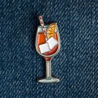 LV Aperols bubble Aperol Spritz cocktail brooch - alloy material (imported from the United States)