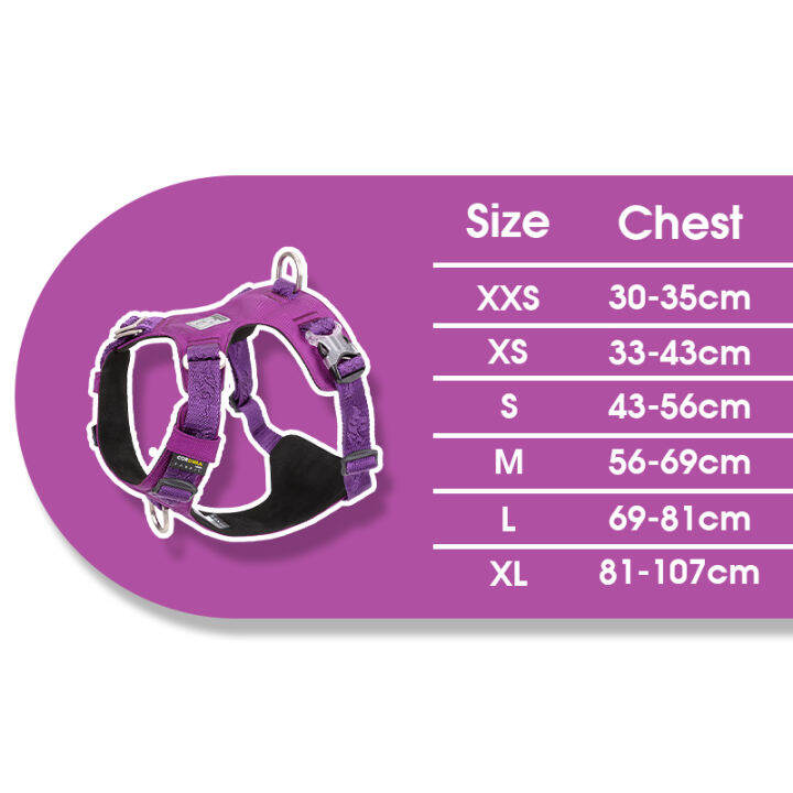 TRUELOVE Pet Harness No Pull Dog Harness Adjustable with Quick Release