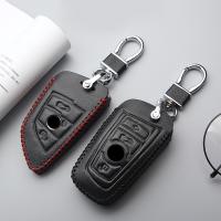 ♗∋♀ Car Key Case Cover Leather For Bmw 1 3 5 7 Series X1 X3 X4 X5 X6 M3 M5 Z4 F20 F30 F10 E90 E60 E30 Car key Shell Protecor