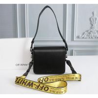 【5 Colors !!】Off white Women’s Cowhide Twill Single Shoulder Messenger Bag Sling Bag