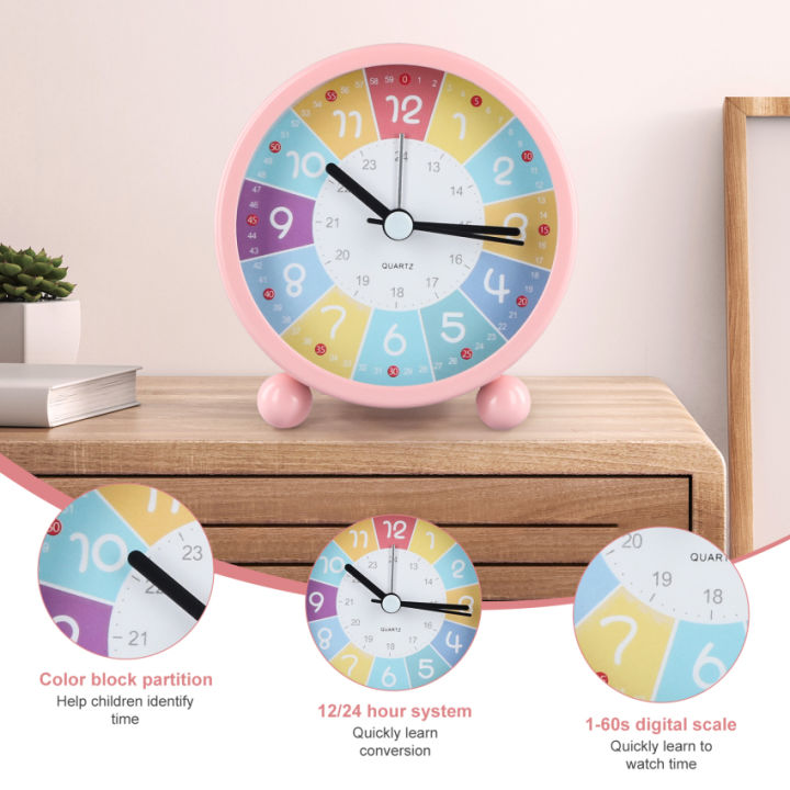 Learning Alarm Clock with Night Light Children's Alarm Clock without
