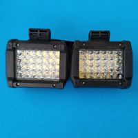 เเพค 2 ชิ้น ไฟสปอร์ตไลท์ รถมอเตอร์ไซค์ รถยนต์ ไฟหน้ารถ LED SPOT BEAM US 72W 12V เเสงขาว