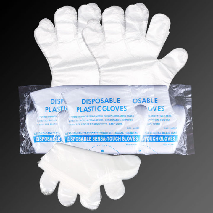 ถุงมือพลาสติก-แบบใช้แล้วทิ้ง-หนาพิเศษ-1-2g-food-grade-100-ชิ้น-ถุงมือ-hdpe-ถุงมือพลาสติกสำหรับอาหาร-ถุงมือพลาสติกอเนกประสงค์-b-058