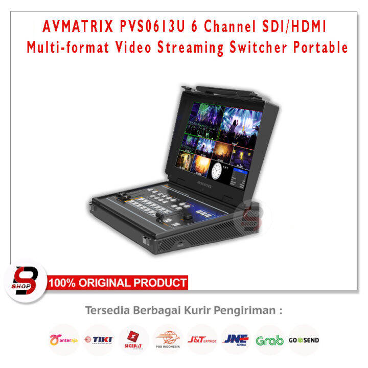 AVMATRIX PVS0613U 6Ch SDI/HDMI Multi-format Video Streaming Switcher ...