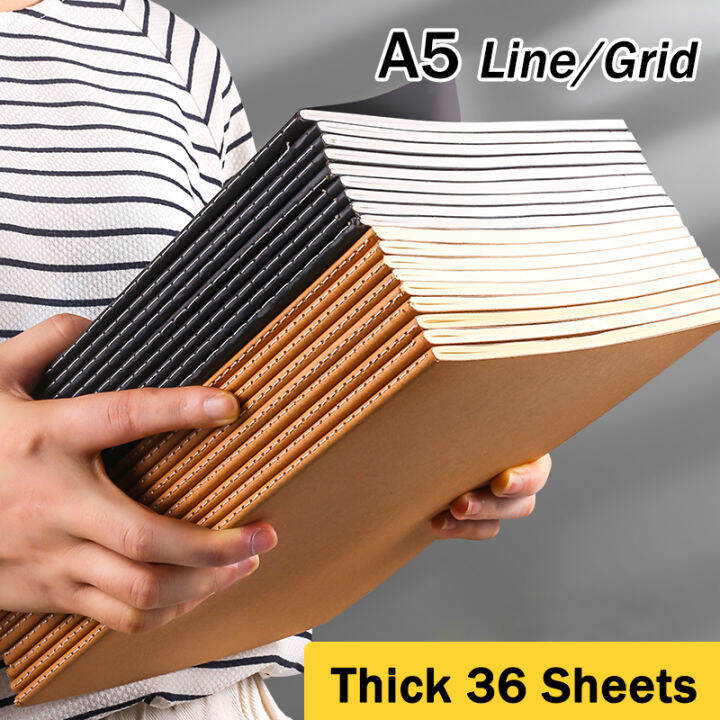 A5 Notebook 36 Sheets Line/Grid Writing Notebook Notepad 1PC Lazada PH