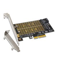 PCI-E 3.0 X4 to NVMe M.2 NGFF M Key SSD Riser Expansion Card for 2230/2242/2260/2280 M.2 SSD