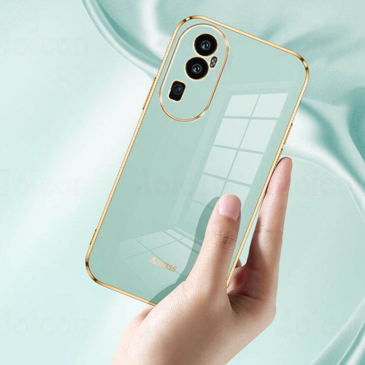 oppo-reno-10pro-plus-เคสหรูใหม่เคส-electroplate-ขอบตรงป้องกันกล้องกันกระแทกฝาหลังสิ่งสกปรก