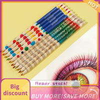 ?【Lowest price】Qearl DIY ดินสอสีมืออาชีพน่ารัก10ชิ้น ล็อตดินสอสีไม้สีรุ้งสำหรับชุดวาดภาพระบายสีเด็ก