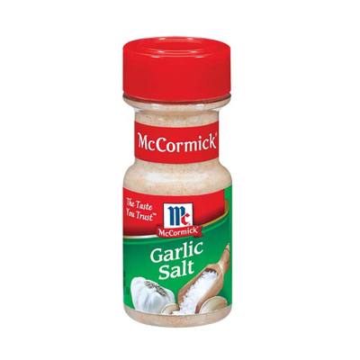 สินค้ามาใหม่! แม็คคอร์มิค การ์ลิค ซอลท์ 148 กรัม McCormick Garlic Salt 148 g  ล็อตใหม่มาล่าสุด สินค้าสด มีเก็บเงินปลายทาง