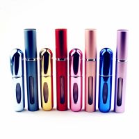 【YF】☇₪  1PC Top 5ml Small Perfume Bottle Metal Sprayer Refillable Aluminum Parfume Atomizer Size