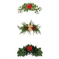 Artificial Red Pine Needles Door Decor Home Hotel Restaurant Holiday Party Pendant Door Lintel