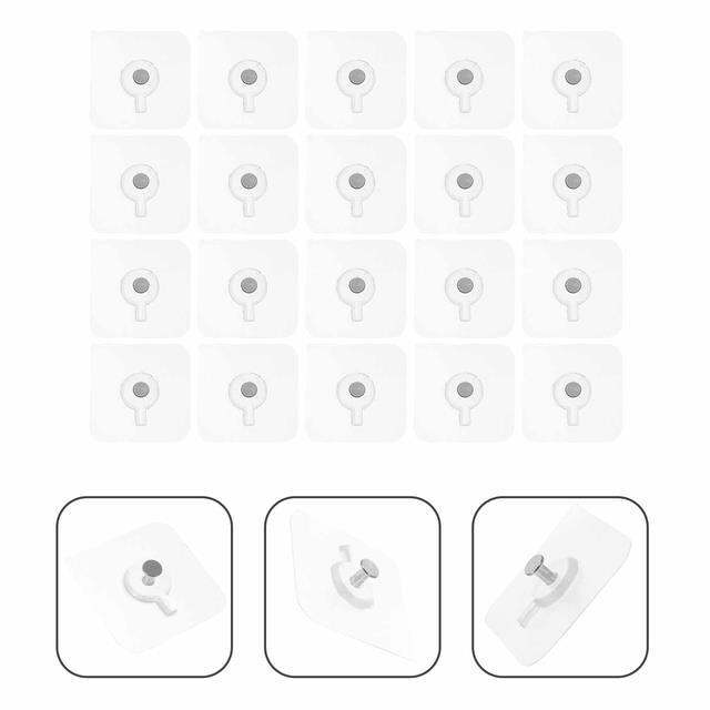 20-pcs-photo-frame-nail-free-hook-self-adhesive-hooks-wall-hanging-screw-stickers-towel-bathroom-door-picture-pvc-home-hanger