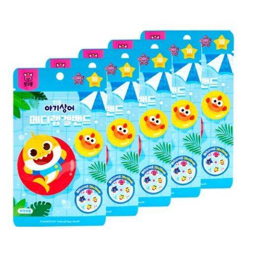 Atex Pinkfong Baby Shark Gel Bandage for Bug Bites Anti Itching Band