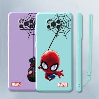 【Electronic Store】 Coque สำหรับ Xiaomi Poco M4 X3 NFC Pro M3 Redmi K20 Pro K30 K40 Gaming X4 F3 GT X3 Pro Capinha Luxury Marvel Spiderman