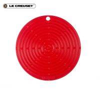 LE CREUSET ซิลิโคนซิลิโคนแผ่นฉนวนกันความร้อน Placemat 20เซนติเมตรต่อต้านลวกรอบสีบ้าน