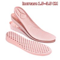 Heightened Insole Height Increase Half Shoes Pad Men Women Silicone Gel Invisible Growing Heel 1.5-3.5cm Lift Soles Orthopedic Shoes Accessories