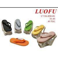 COD DSFDEFERWWWW Luofu E 7196-BW6W Womens Flip Flops