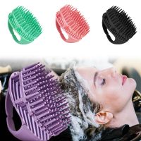 【CC】 Hair Massage Comb Silicone Scalp Massager Multicolour Manual Washing Tools