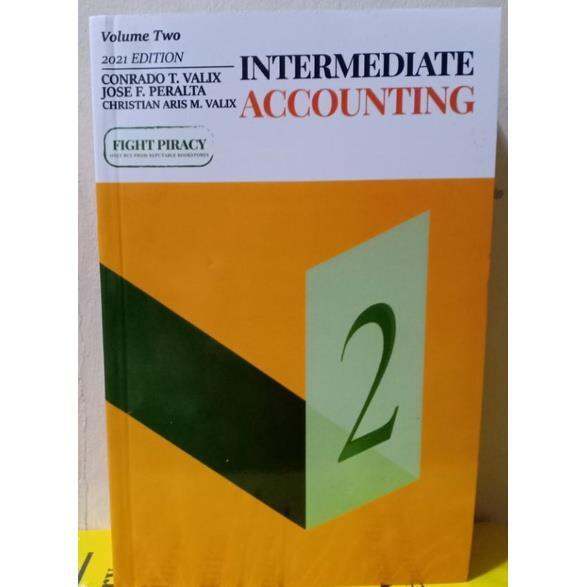 Intermediate Accounting Vol 2 2021 Edition Valix | Lazada PH