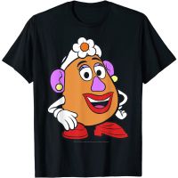 HOT ITEM!!Family Tee Couple Tee Pixar Toy Mrs. Potato Head Big Portrait graphic cotton T-Shirts for men