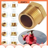 COVETX 1/8 "1/4" 3/8 "1/2" 3/4" ฝาท้ายรถ อะแดปเตอร์ตัวเชื่อมต่อ เข็มเจาะท่อ อุปกรณ์ติดตั้งปลั๊ก ทนทานต่อการใช้งาน ข้อต่อโค้งงอ ข้อต่อท่อร่วม ท่อพียู