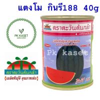 เมล็ดแตงโม กินรี 188 40g ตะวันต้นกล้า แตงโมลูกผสม