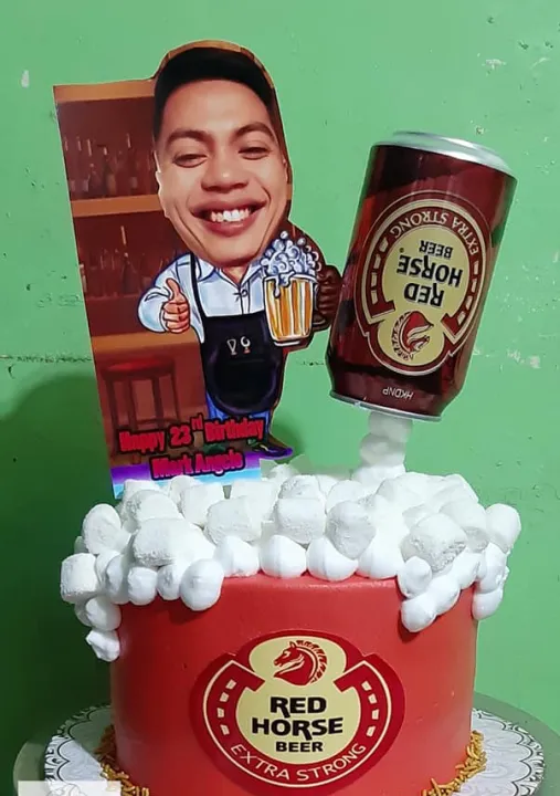 Red Horse Cake Topper Customized | Lazada PH