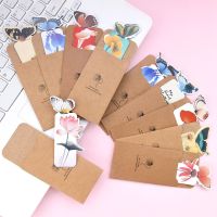 5pcs/lot Kawaii Animal Butterfly Bookmark Paper Book Mark Creative Decorative Paper Cards School Stationery