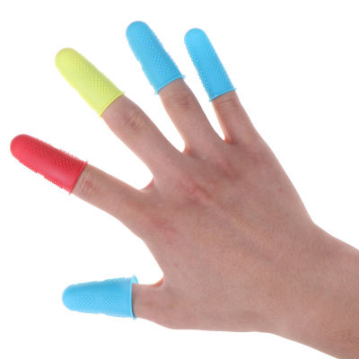 [Csndices] WSG 3 ชิ้น/เซ็ตซิลิโคนป้องกันนิ้วแขนหุ้มกันลื่นนิ้วมือปก