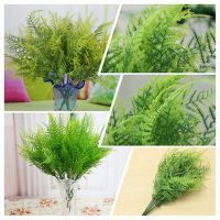 （A SHACK） 7ลำต้นปลอม GrassDecoration ประดิษฐ์ DecorationHome สวนพรรคตกแต่ง PlasticFoliage หน่อไม้ฝรั่งเฟิร์น