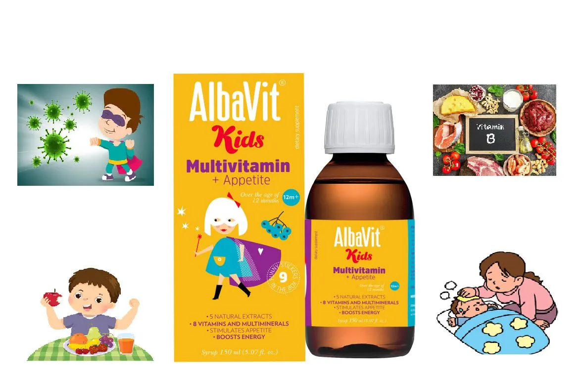 Siro ăn ngon Albavit nhập khẩu Ba Lan – Albavit Kids Multivitamin Appetite  Forte 150ml | Lazada.vn