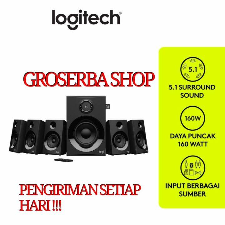 Logitech Z607 5.1 Speaker System Surround Sound dengan Bluetooth
