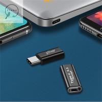 ZIAAN สายเคเบิ้ลที่ทนทานสำหรับแท็บเล็ตโทรได้ USB Type C ชาร์จเร็วตัวเมียไปยังสำหรับท่านชายหญิงเป็นผู้หญิง Type C ตัวแปลงยูเอสบีอะแดปเตอร์ USB Type C แบบช่องเสียบเครื่องชาร์จ