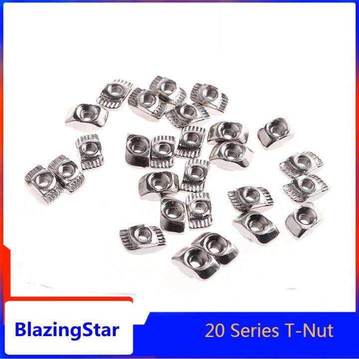 jie-yuan-10-20-50-100pcs-m3-m4-m5สำหรับ20-series-t-t-nut-t-nut-hammer-head-drop-in-อ่อนนุชเชื่อมต่ออลูมิเนียม-extrusion-โปรไฟล์