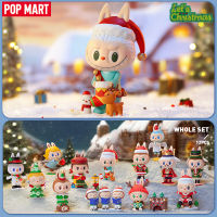 POP MART The Monsters Together Christmas Series Mystery 1ชิ้น12ชิ้น Blind Action Figure ของเล่นน่ารัก