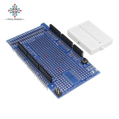 โล่ต้นแบบ Proto V3.0 V3แผงวงจรไฟฟ้าพัฒนาการขยายตัว Pcb ขนาดเล็กเบรดบอร์ด170จุดผูกสำหรับ Arduino Mega