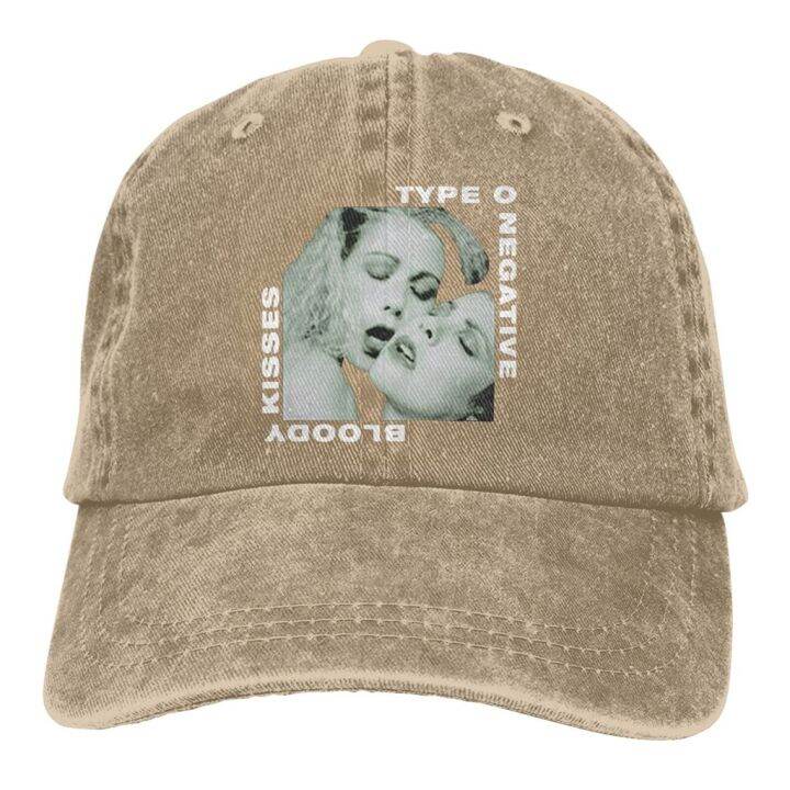 2023-new-fashion-korean-style-baseball-cap-type-o-negative-bloody-es-peter-steele-carnivore-distressed-personality-hat-contact-the-seller-for-personalized-customization-of-the-logo