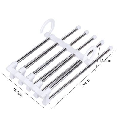 Closet Organizer Trouser Pants Ties Scarf Shawl Rack Hangers For Clothes Drying Rack Home Decoration Accessories Clothes Rack