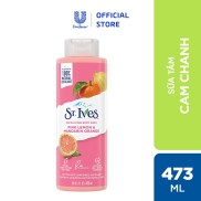 Sữa tắm St ives hương muối biển, yến mạch, cam chanh, huong mơ 473ml