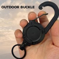 New Heavy Duty Retractable Pull Badges Carabiner Key Chain Buckle Key Holder Outdoor Keychain Holds Multiple Tools