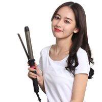 Professional เซรามิคผม Curler หมุน Curling Iron Wand LED Wand Curlers เครื่องมือจัดแต่งทรงผม240V EU Socket