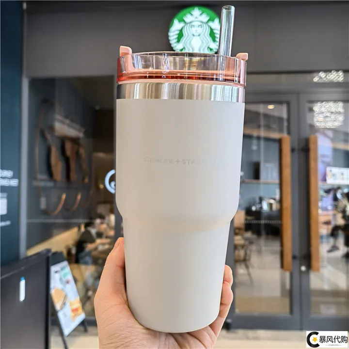 Starbuck Official Store Starbuck Gray Powder Cover Stanley Stainless