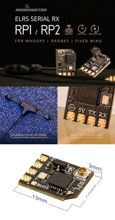 radiomaster-รีซีฟเวอร์-ตัวรับสัญญาณ-receiver-rx-radiomaster-rp1-rp2-elrs-2-4ghz-ระบบ-expresslrs-elrs-2-4ghz-สำหรับบินไกล-long-range