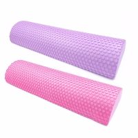 Half Round EVA Foam Roller For Yoga Pilates Fitness Equipment Balance Pad Yoga Blocks With Massage Floating Point 30 45cm