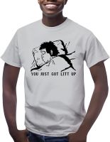 You Just Got Litt Up Anime Q - A Nice Mens Short Sleeve T-Shirt