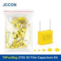 【CW】 50PcsLot Capacitor 275VAC 0.01UF 2.2UF 10Values Polypropylene Film Capacitors 102K-105K Assorted Set